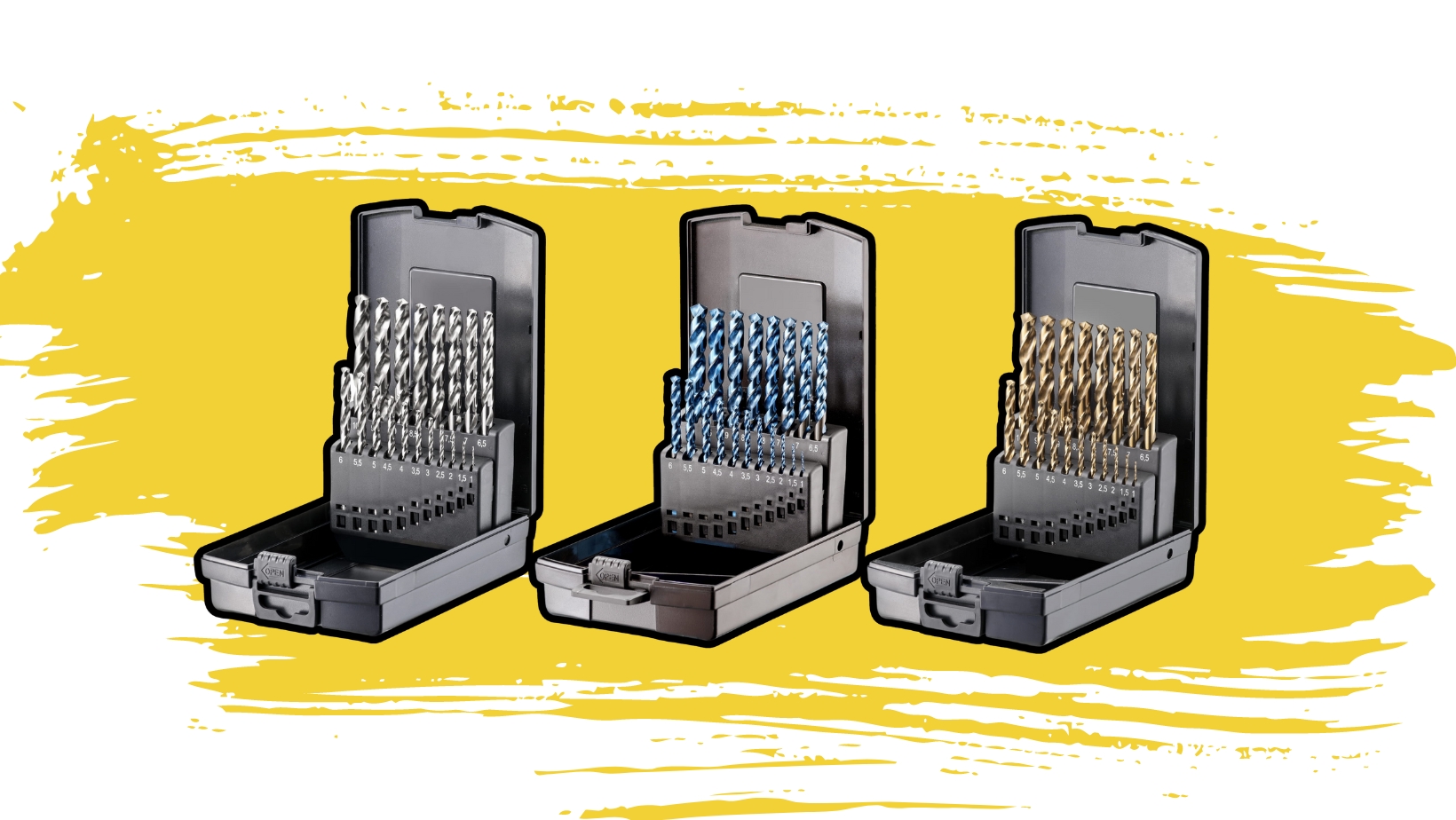 Zestawy wierteł DKM 